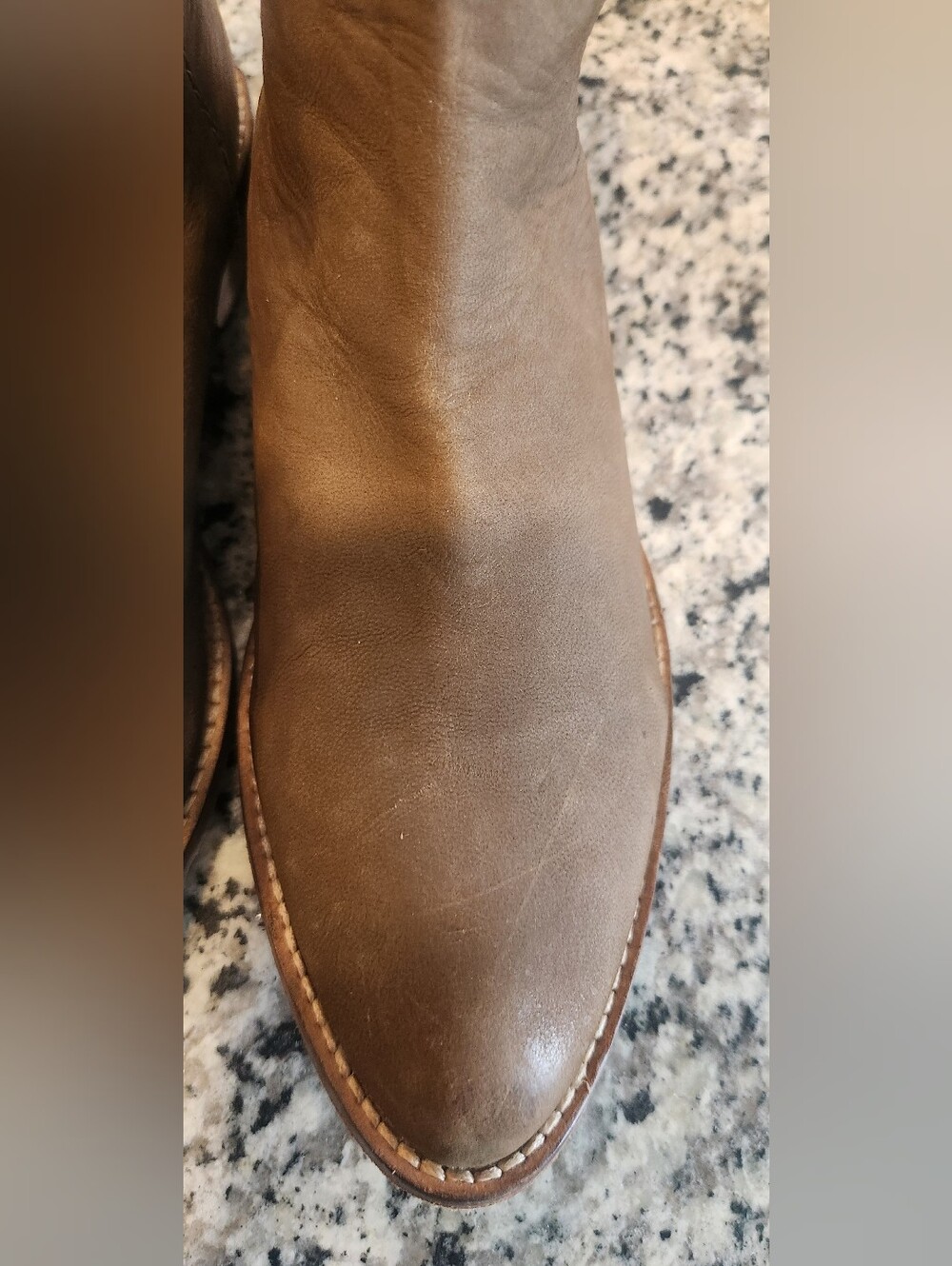 Free People Women's Tan Leather Boots - Picture 5 of 12